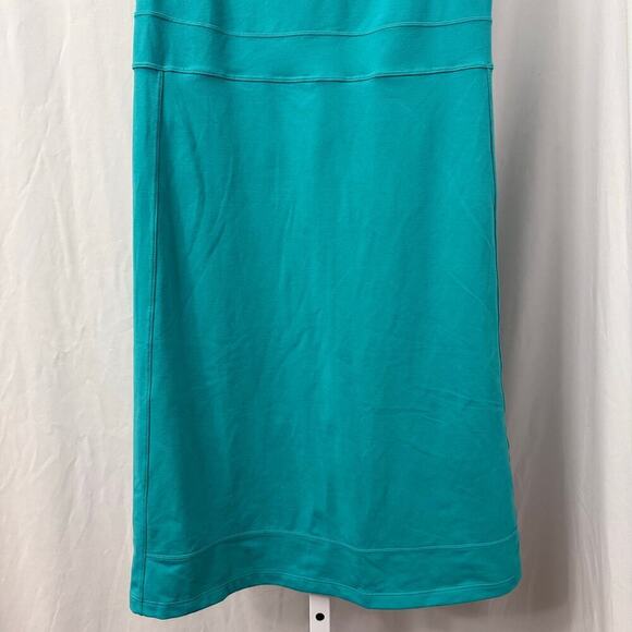Toad&Co Women's Tech Tomboy Racerback Athletic Dress Teal - Picture 6 of 10